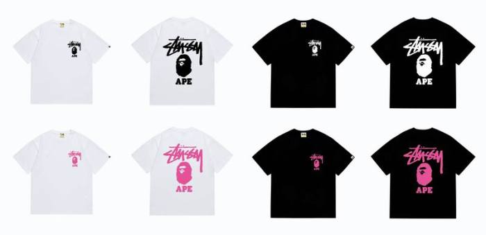 B*ape T-shirt Top Quality Qiqi 20240718-123