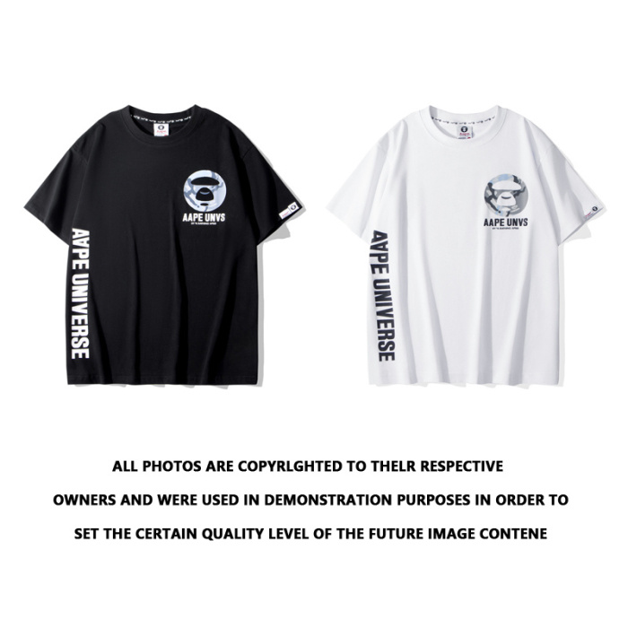B*ape T-shirt Top Quality Qiqi 20240719-146