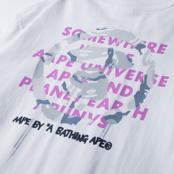 B*ape T-shirt Top Quality Qiqi 20240719-156