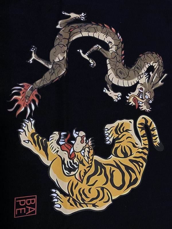 B*ape T-shirt Top Quality Qiqi 20240719-72