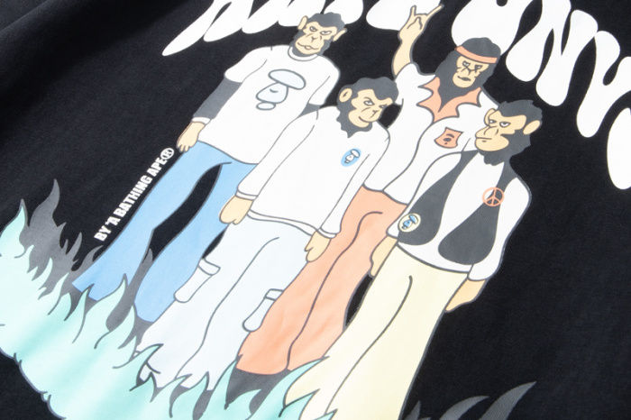B*ape T-shirt Top Quality Qiqi 20240719-141