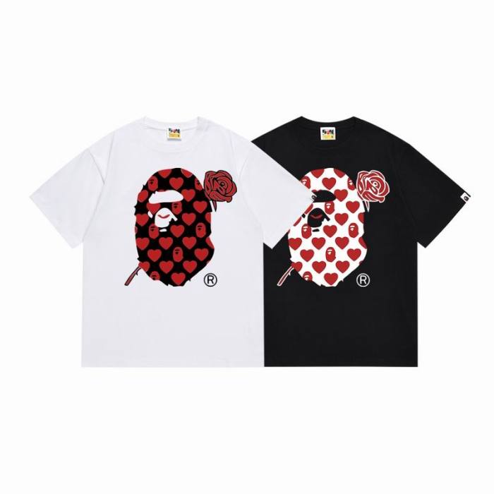B*ape T-shirt Top Quality Qiqi 20240719-24