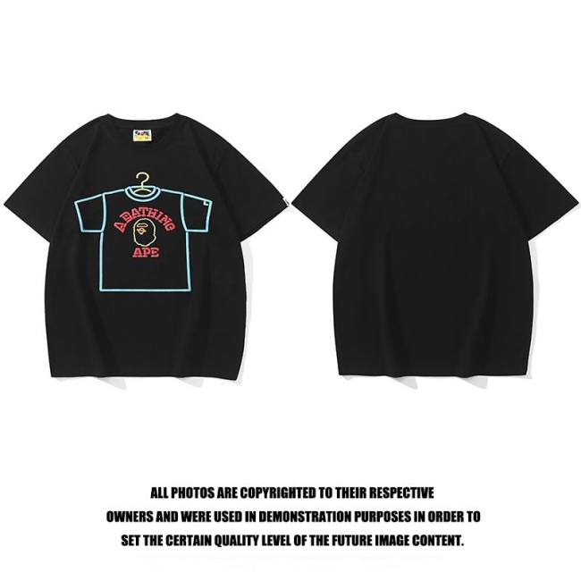 B*ape T-shirt Top Quality Qiqi 20240720-36