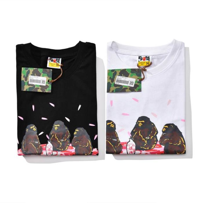 B*ape T-shirt Top Quality Qiqi 20240720-27