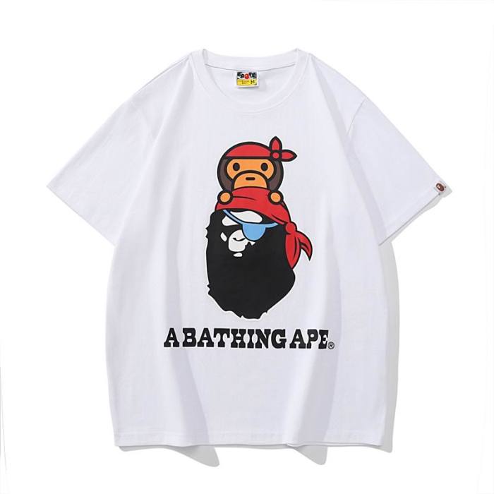 B*ape T-shirt Top Quality Qiqi 20240720-37