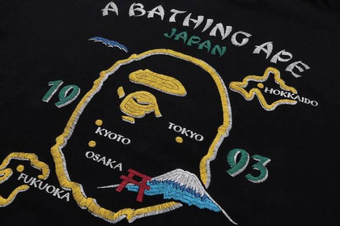 B*ape T-shirt Top Quality Qiqi 20240720-55