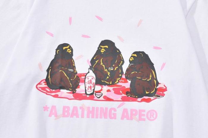 B*ape T-shirt Top Quality Qiqi 20240720-27