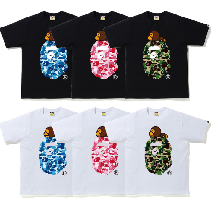 B*ape T-shirt Top Quality Qiqi 20240720-109