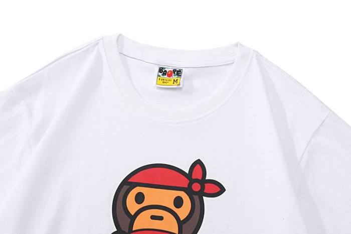B*ape T-shirt Top Quality Qiqi 20240720-37