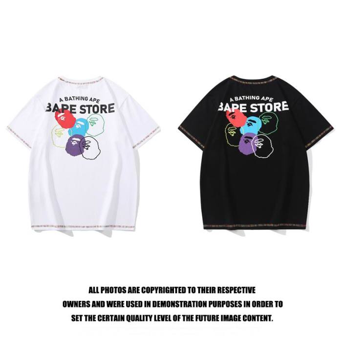 B*ape T-shirt Top Quality Qiqi 20240720-35