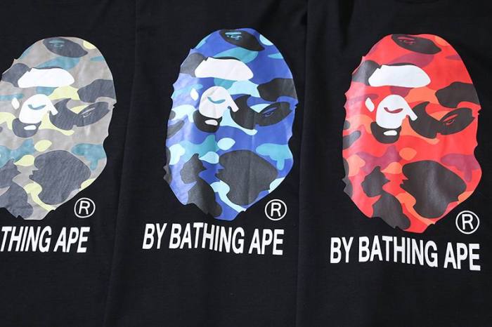 B*ape T-shirt Top Quality Qiqi 20240720-50