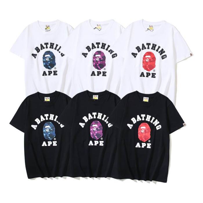 B*ape T-shirt Top Quality Qiqi 20240720-53