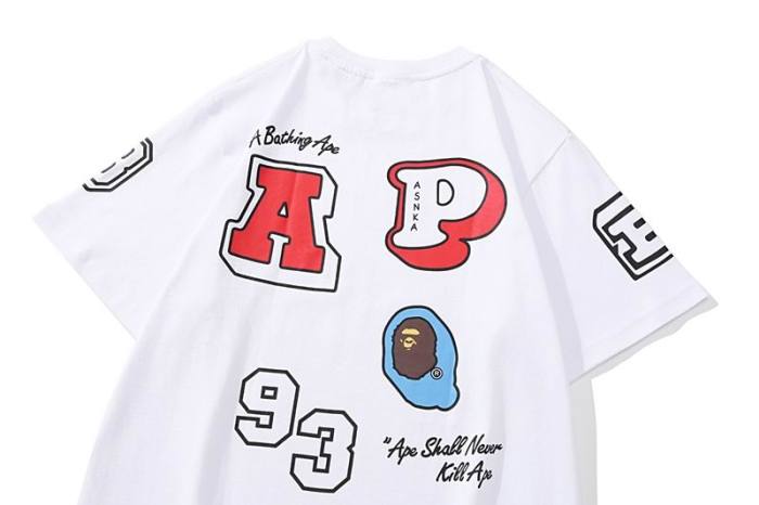 B*ape T-shirt Top Quality Qiqi 20240720-30