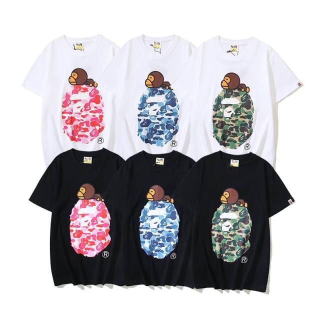 B*ape T-shirt Top Quality Qiqi 20240720-53