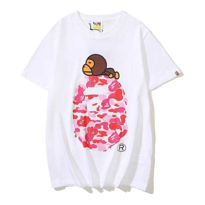 B*ape T-shirt Top Quality Qiqi 20240720-51