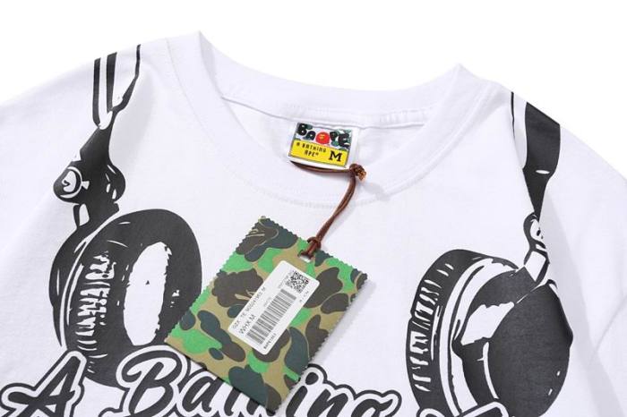 B*ape T-shirt Top Quality Qiqi 20240720-33