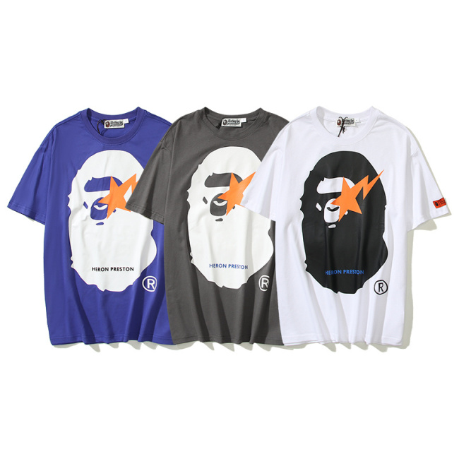 B*ape T-shirt Top Quality Qiqi 20240720-26