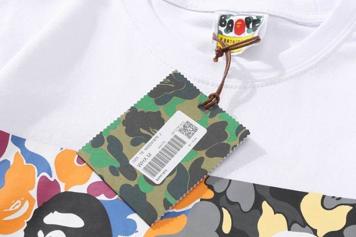 B*ape T-shirt Top Quality Qiqi 20240720-22