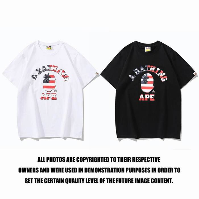 B*ape T-shirt Top Quality Qiqi 20240720-42