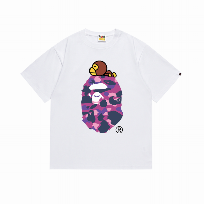 B*ape T-shirt Top Quality Qiqi 20240719-9