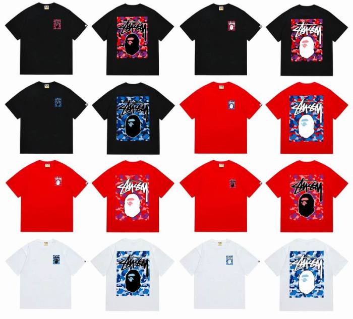 B*ape T-shirt Top Quality Qiqi 20240718-122