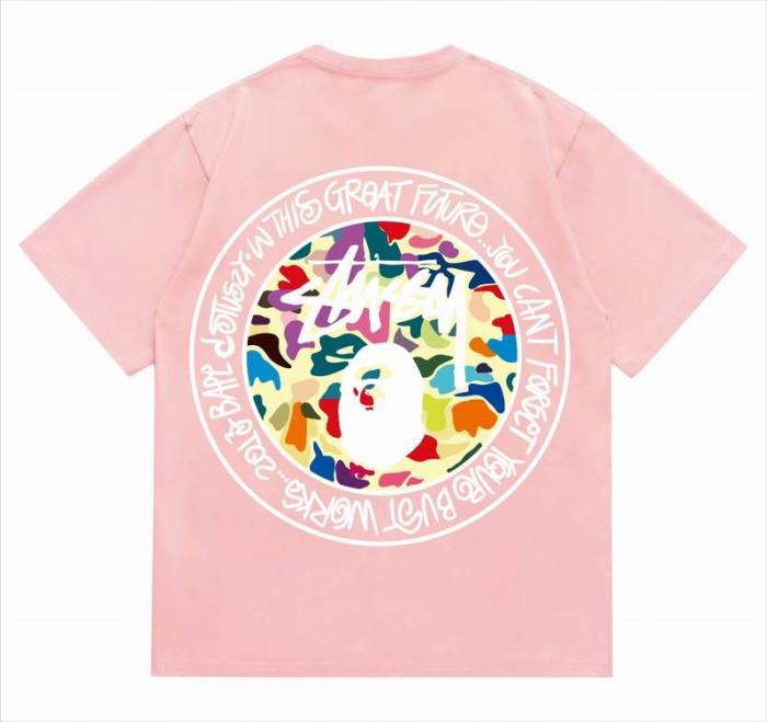 B*ape T-shirt Top Quality Qiqi 20240718-108