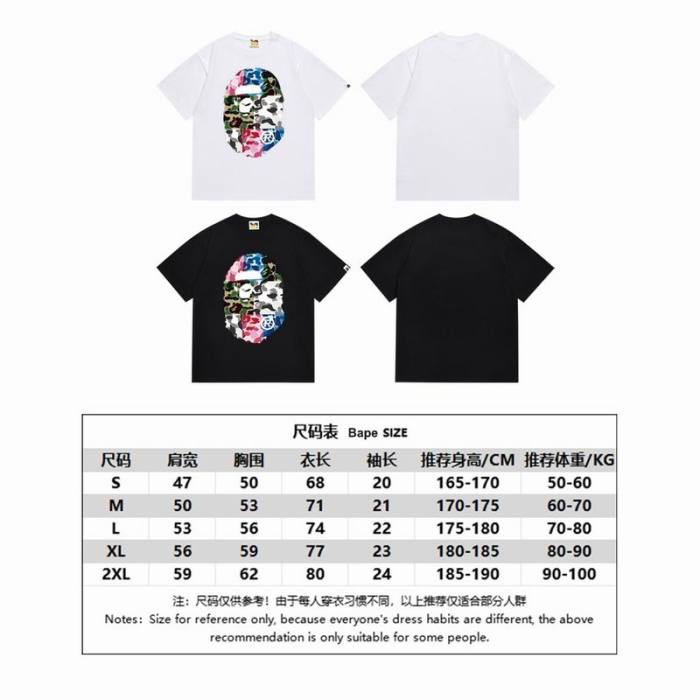 B*ape T-shirt Top Quality Qiqi 20240719-25