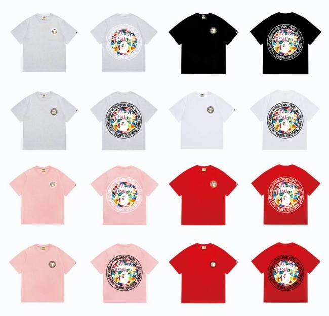 B*ape T-shirt Top Quality Qiqi 20240718-108