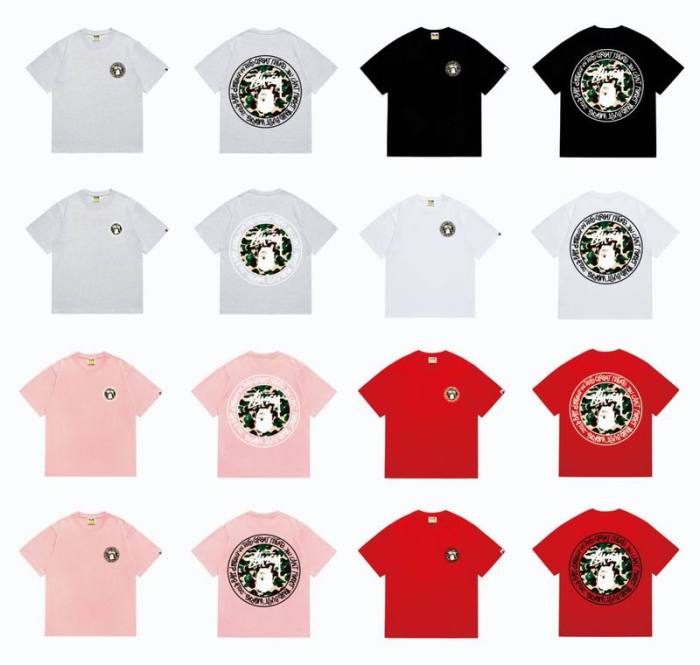 B*ape T-shirt Top Quality Qiqi 20240718-106