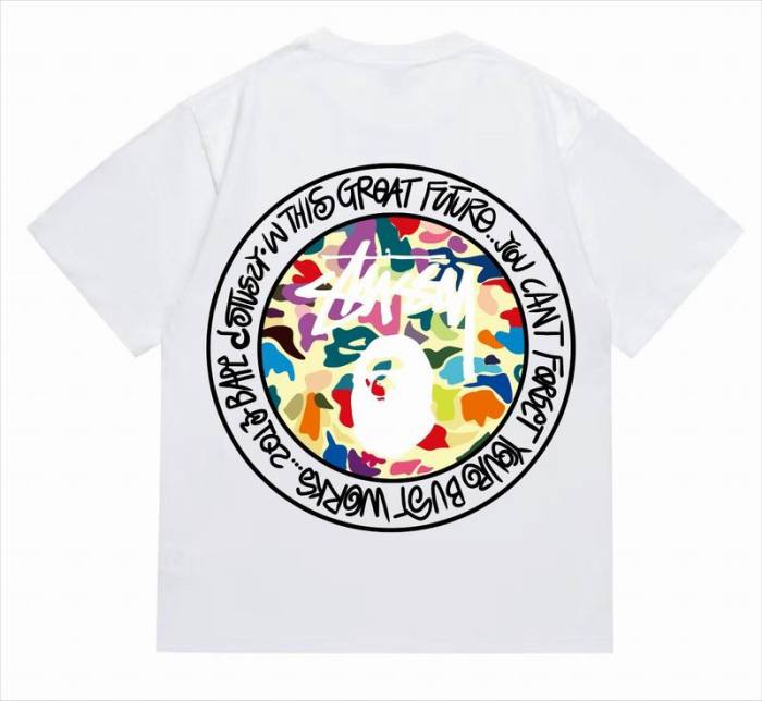B*ape T-shirt Top Quality Qiqi 20240718-108