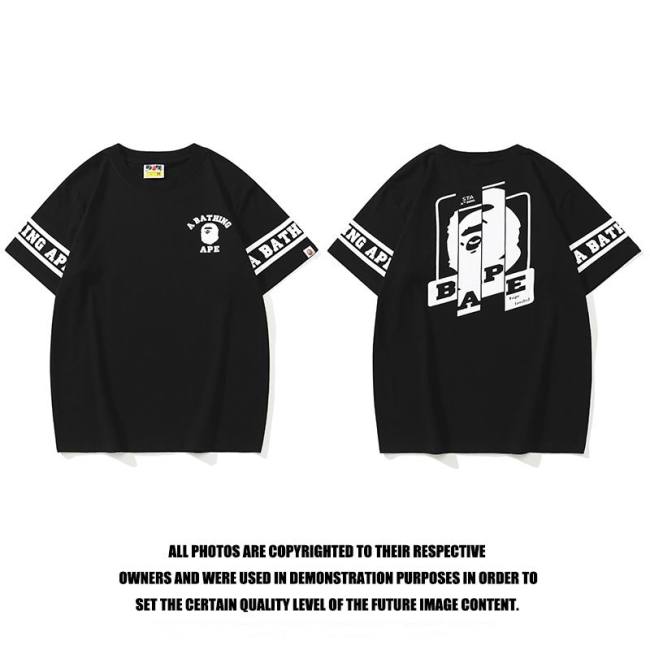 B*ape T-shirt Top Quality Qiqi 20240720-34