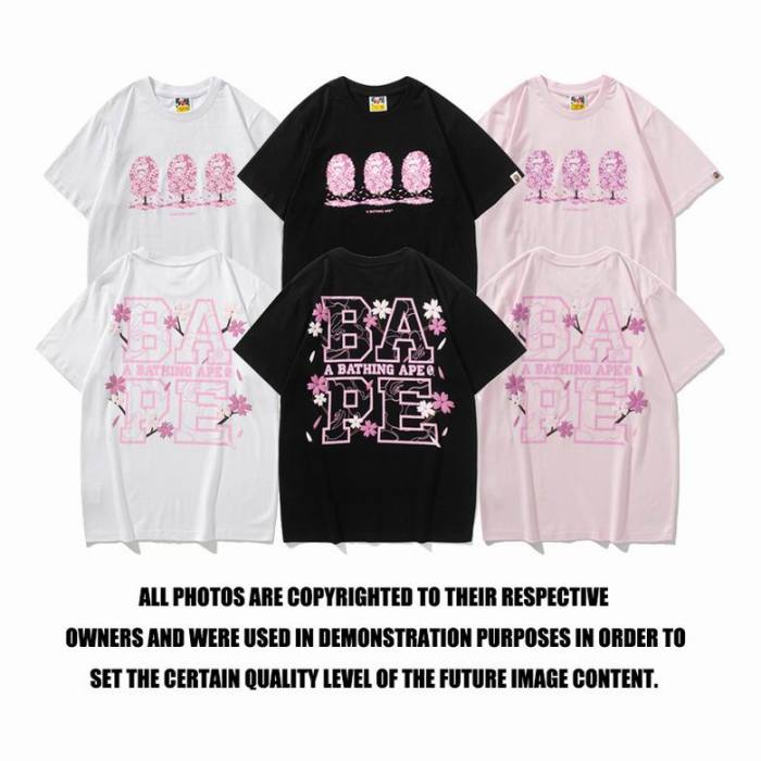 B*ape T-shirt Top Quality Qiqi 20240720-25