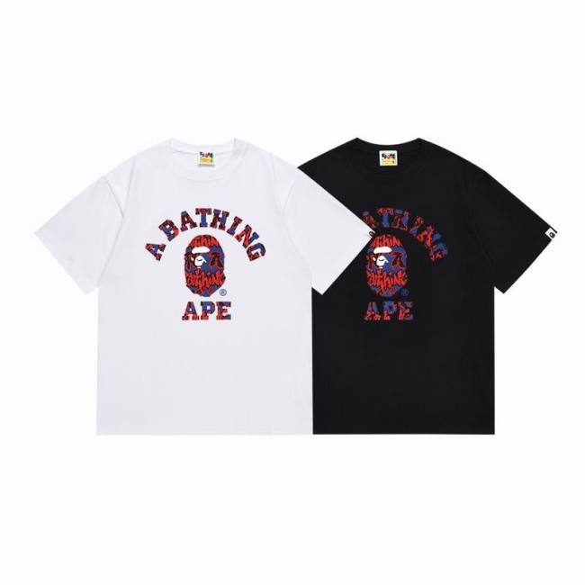 B*ape T-shirt Top Quality Qiqi 20240719-48