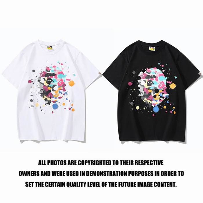 B*ape T-shirt Top Quality Qiqi 20240720-43