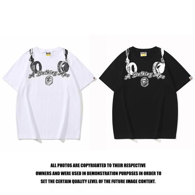 B*ape T-shirt Top Quality Qiqi 20240720-33
