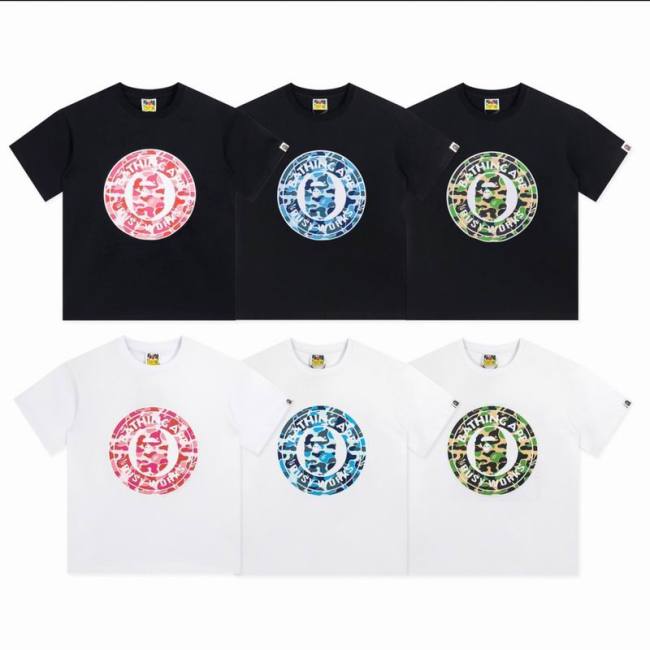 B*ape T-shirt Top Quality Qiqi 20240719-136