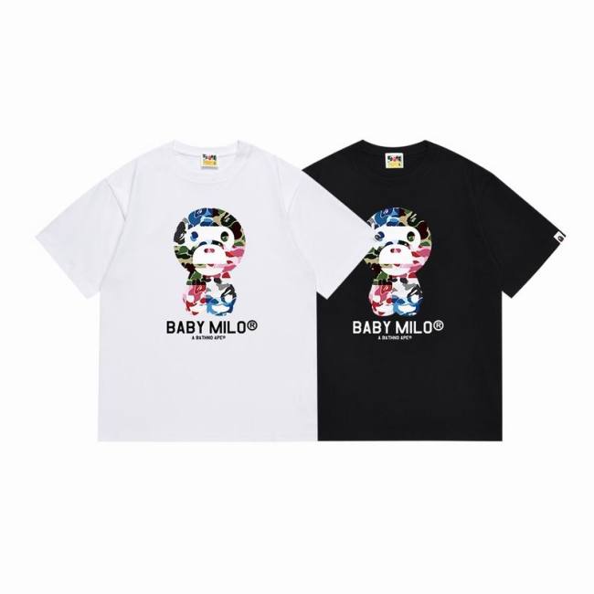 B*ape T-shirt Top Quality Qiqi 20240719-77