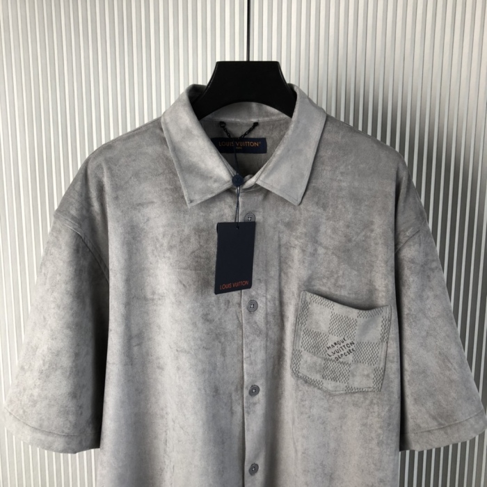 L*ouis V*uitton shirt Top Quality D17 20240806-16