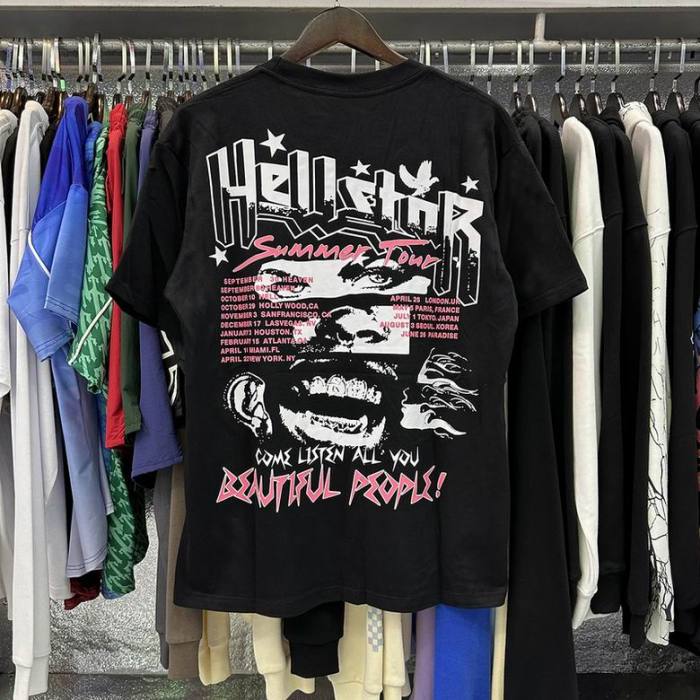H*ellstar T-shirt Top Quality Qiqi 20240807-76