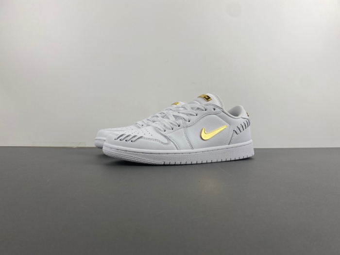 Air Jordan 1 Low Method of Make Sail Metallic Gold  FN5032-100