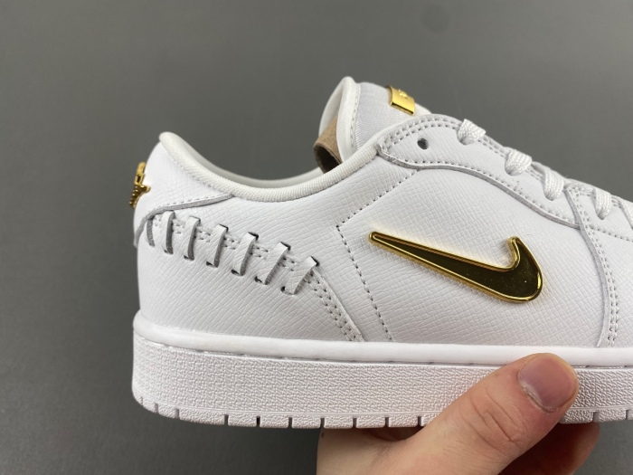 Air Jordan 1 Low Method of Make Sail Metallic Gold  FN5032-100