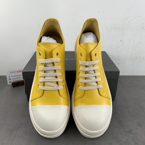 Men Women R*ick O*wens LOW Leather Top Sneaker CP 20240516-1