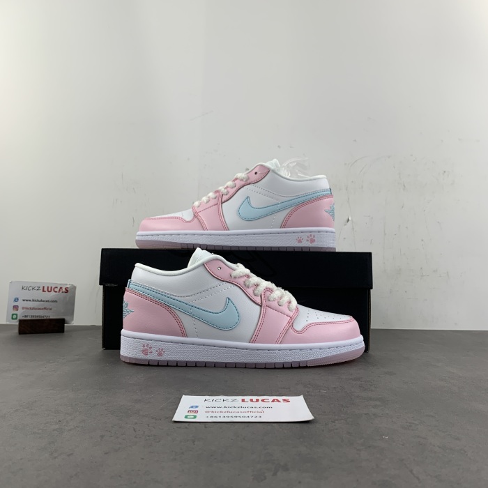 Air Jordan 1 Low SE Paw Print Pink Foam HM3706-141