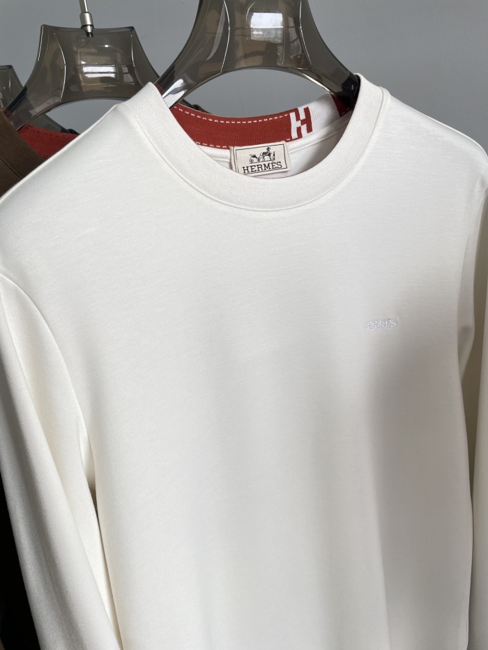 H*ermes  shirt Top Quality D17 20240820-4
