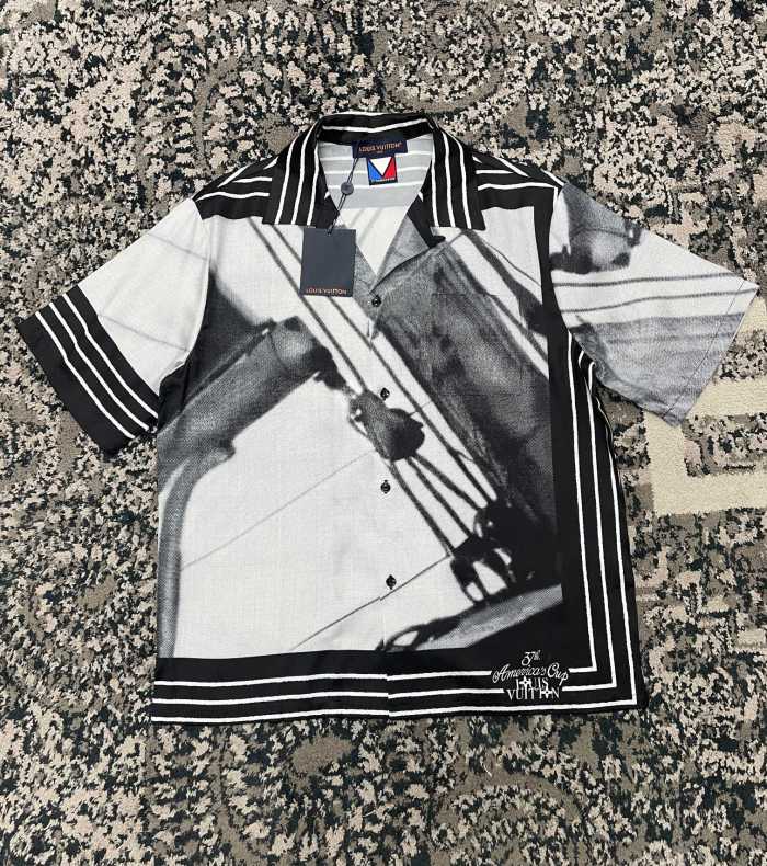 L*ouis V*uitton  shirt Top Quality D17 20240822-7