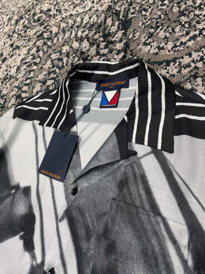 L*ouis V*uitton  shirt Top Quality D17 20240822-7