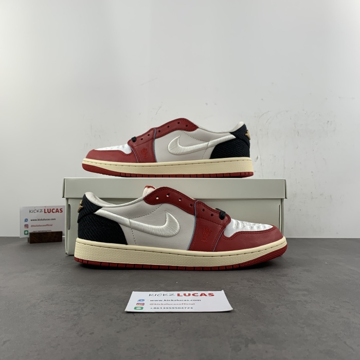 Air Jordan 1 Retro Low OG Trophy Room Rookie Card Home  HV6157-100