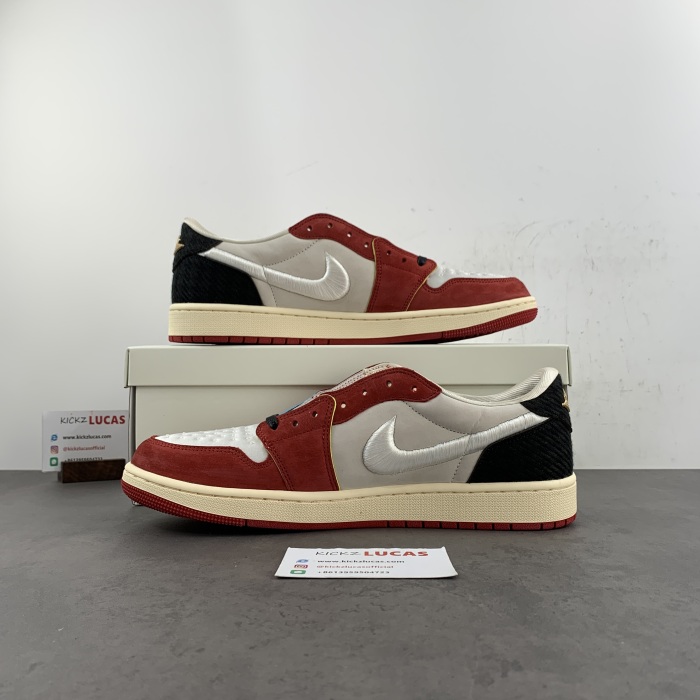Air Jordan 1 Retro Low OG Trophy Room Rookie Card Home  HV6157-100