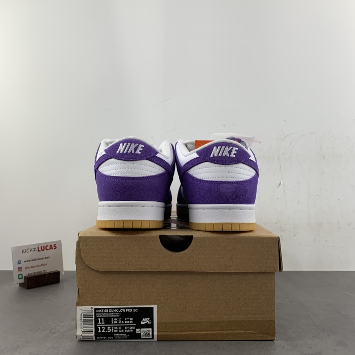 SB Dunk Low Pro ISO Orange Label Court Purple  DV5464-500