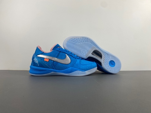 Kobe 8 Protro Off White Blue 555035-304